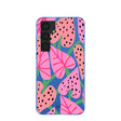 Electric Blue Candy Bloom Samsung Galaxy S25+(Plus) Case