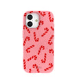 Bubblegum Pink Candy Cane Chaos iPhone 17 Case