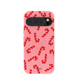 Bubblegum Pink Candy Cane Chaos Google Pixel 10/10 Pro Case