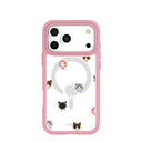 Clear Cat Couture iPhone 17 Pro Max Case With Petal Pink Ridge (MagSafe included)