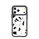 Clear Cat Cow iPhone 17 Pro Max Case With Noir Ridge (MagSafe included)