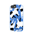 Electric Blue Cat Cow iPhone 6/6s/7/8/SE Case