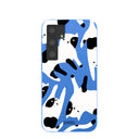 Electric Blue Cat Cow Samsung Galaxy S24 Case
