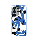 Electric Blue Cat Cow Samsung Galaxy S26 Ultra Case