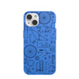 Electric Blue Changing Gears iPhone 14 Case