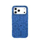 Electric Blue Changing Gears iPhone 17 Pro Max Case