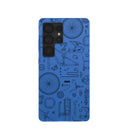 Electric Blue Changing Gears Samsung Galaxy S25 Ultra Case