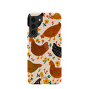 Seashell Chicken Garden Samsung Galaxy S22 Case