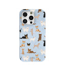 Powder Blue Chihuahua Charms iPhone 16 Pro Case