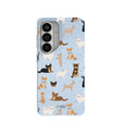 Powder Blue Chihuahua Charms Samsung Galaxy S26 Case