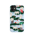 Powder Blue Christmas Kittens iPhone 11 Case