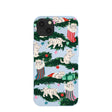 Powder Blue Christmas Kittens iPhone 13 Case