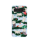 Powder Blue Christmas Kittens Google Pixel 8 Case