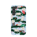 Powder Blue Christmas Kittens Samsung Galaxy S23+(Plus) Case