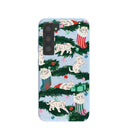 Powder Blue Christmas Kittens Samsung Galaxy S23 Case