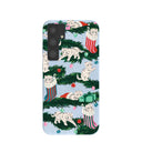Powder Blue Christmas Kittens Samsung Galaxy S24+(Plus) Case