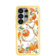 Clear Citrus Blooms Samsung Galaxy S26 Ultra Case With Sunbeam Ridge (Magnetic Charging included)