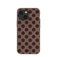 Chocolate Brown Cocoa Sprinkle iPhone 13 Mini Case