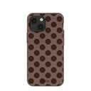 Chocolate Brown Cocoa Sprinkle iPhone 13 Mini Case