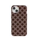 Chocolate Brown Cocoa Sprinkle iPhone 14 Case