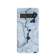Powder Blue Contour Lines Google Pixel 7 Pro Case