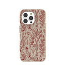 London Fog Crimson Bouquet iPhone 14 Pro Case