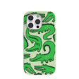 Sage Green Croc a Doodle iPhone 15 Pro Case
