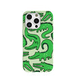 Sage Green Croc a Doodle iPhone 16 Pro Case