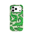 Sage Green Croc a Doodle iPhone 17 Pro Case