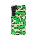 Sage Green Croc a Doodle Samsung Galaxy S25+(Plus) Case