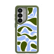 Clear Curve And Flow Samsung Galaxy S26 Case With Forest Floor Ridge (Magnetic Charging included)