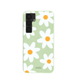 Sage Green Daisy Samsung Galaxy S25+(Plus) Case