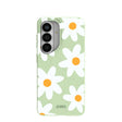 Sage Green Daisy Samsung Galaxy S26 Case