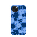 Electric Blue Daydream Blooms iPhone 13 Case