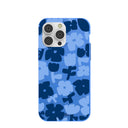 Electric Blue Daydream Blooms iPhone 14 Pro Max Case