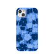 Electric Blue Daydream Blooms iPhone 15 Plus Case