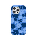 Electric Blue Daydream Blooms iPhone 15 Pro Case