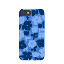 Electric Blue Daydream Blooms iPhone 6/6s/7/8/SE Case