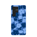 Electric Blue Daydream Blooms Samsung Galaxy S25 Ultra Case