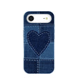 Powder Blue Denim Heart iPhone Air Case