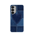 Powder Blue Denim Heart Samsung Galaxy S26+(Plus) Case