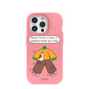 Bubblegum Pink Dilly Dally iPhone 15 Pro Case