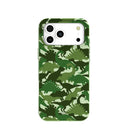 Sage Green Dino Camo iPhone 17 Pro Max Case