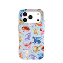Powder Blue Dragon Cuties iPhone 17 Pro Case