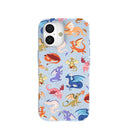 Powder Blue Dragon Cuties iPhone 17 Case