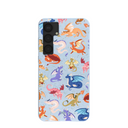 Powder Blue Dragon Cuties Samsung Galaxy S25+(Plus) Case