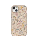 Seashell Dusty Petals iPhone 15 Plus Case