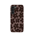 Chocolate Brown Earthy Blooms Samsung Galaxy S22 Case