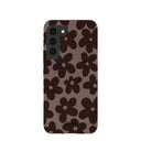 Chocolate Brown Earthy Blooms Samsung Galaxy S22 Case