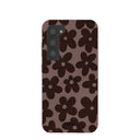 Chocolate Brown Earthy Blooms Samsung Galaxy S23 Case